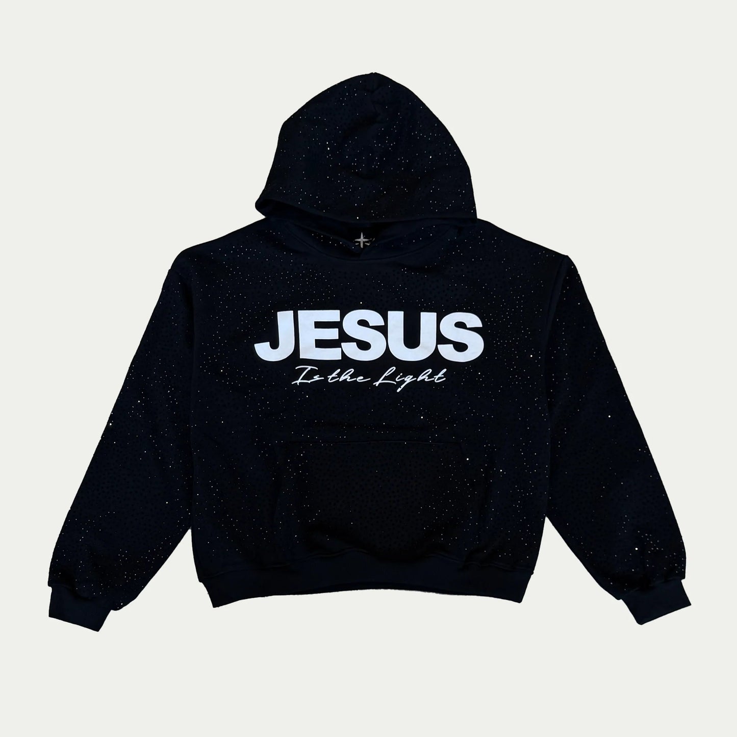Rhinestone Jesus Hoodie