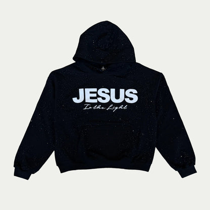 Rhinestone Jesus Hoodie