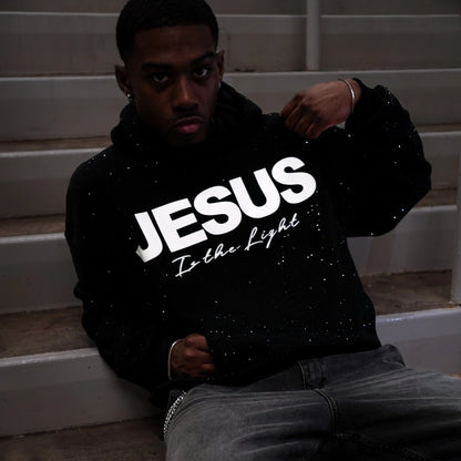 Rhinestone Jesus Hoodie
